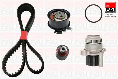 FAI AUTOPARTS tbk3456437 -  Водяной насос + комплект зубчатого ремня